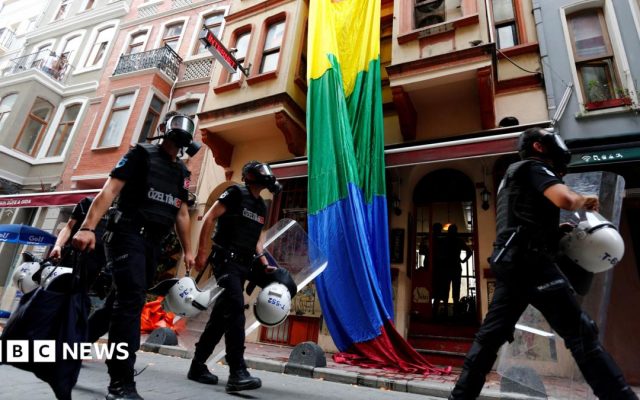 Turkish police detain dozens in raids on gay bars and homes of LGBTQ+ activists