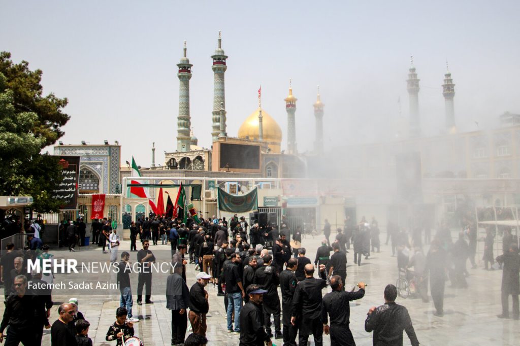 ۱۵۶ دسته عزاداری در سالروز شهادت حضرت معصومه(س) به حرم می‌روند