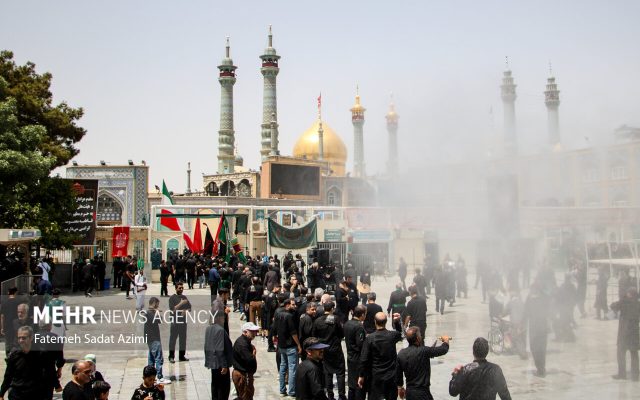 ۱۵۶ دسته عزاداری در سالروز شهادت حضرت معصومه(س) به حرم میروند