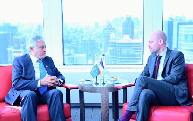 رایزنی وزیران خارجه پاکستان و فرانسه در نیویورک؛ محوریت ایران و فلسطین