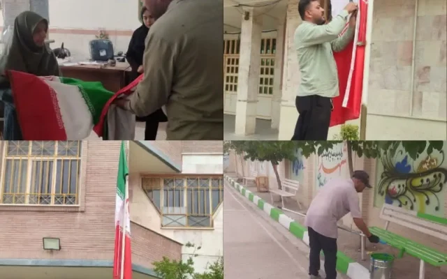 طرح جامع استقبال از مهر با هدف پاکسازی و زیباسازی مدارس به دستور شهردار محمدیه کلید خورد