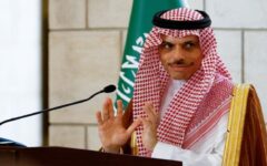 وزیر خارجه عربستان برای دیدار با روبیو وارد واشنگتن شد