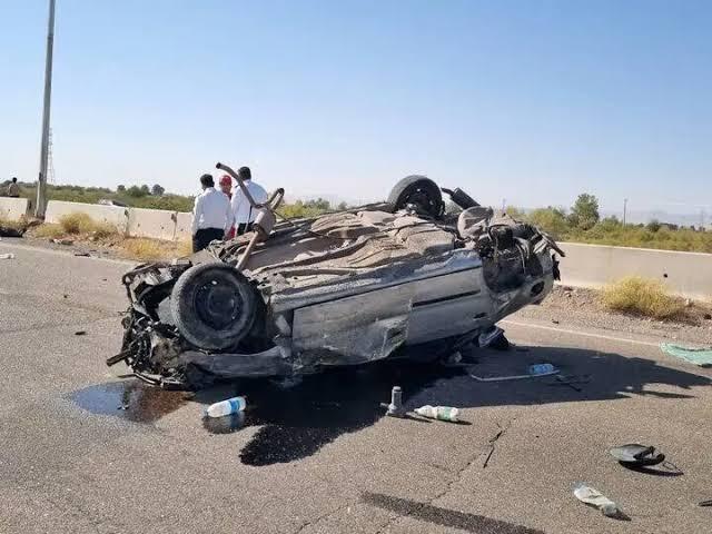 یک کشته و ۳ مصدوم در واژگونی خودرو در جاده ابهر ـ قیدار