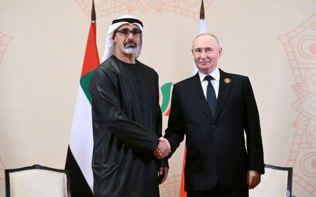 پوتین در دیدار با ولیعهد امارات: من مطمئن هستم اوضاع در خاورمیانه بهبود خواهد یافت