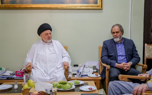 رئیس سازمان سینمایی با نماینده آیت‌الله سیستانی دیدار کرد