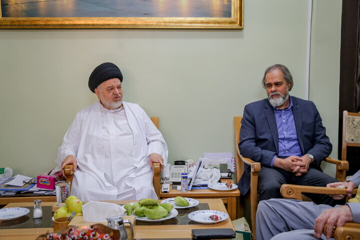 رئیس سازمان سینمایی با نماینده آیت‌الله سیستانی دیدار کرد