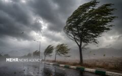 وزش بادهای نسبتاً شدید در استان سمنان