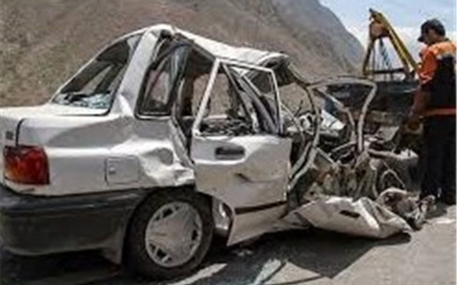 تصادف دنا و پراید در محور بندرعباس - فین؛ ۷ نفر مصدوم شدند