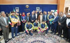استقبال پرشور مقامات استان آذربایجان‌غربی از مدال‌آوران بازی‌های آسیایی ۲۰۲۶ ناگویا