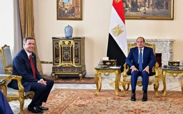 السیسی و رئیس سیا درباره آتش‌بس غزه گفت‌و‌گو کردند