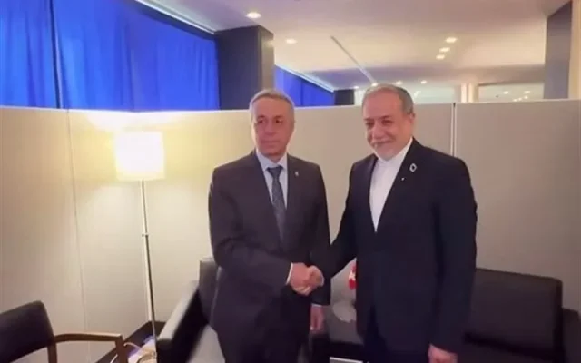 رایزنی عراقچی با وزیر خارجه سوئیس در حاشیهٔ نشست مجمع عمومی سازمان ملل