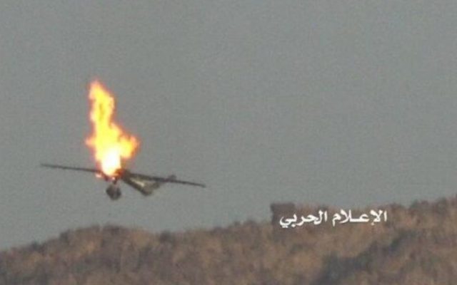 ارتش یمن: یک پهپاد سعودی RQ-20 سرنگون شد