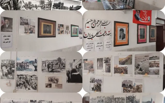 ۷۰ اثر هنری با موضوع دفاع مقدس در قصرشیرین به نمایش درآمد