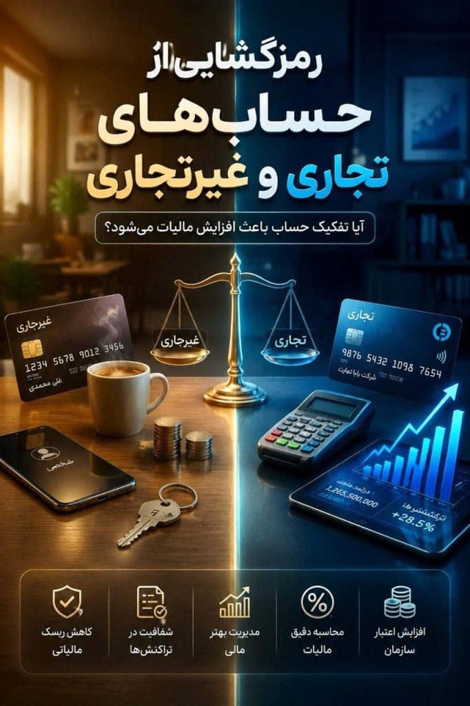 رمزگشایی از حساب‌های تجاری و غیرتجاری