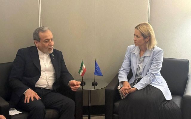دیدار عراقچی با کایا کالاس در حاشیه نشست مجمع عمومی سازمان ملل