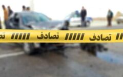 مینی‌بوس واژگون شد؛ ۳ کشته و ۱۷ مصدوم در بزرگراه کردستان / برخورد مرگبار با پژو و کیا / ۱۵ سرنشین در مینی‌بوس محبوس شدند
