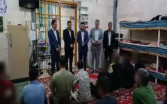 معاون قضایی دادگستری استان ایلام از شعب اجرای احکام آبدانان و دره‌شهر و زندان دره‌شهر بازدید کرد