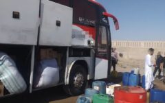 توقیف ۶۵ اتوبوس مسافربری حامل بیش از ۱۰۰ هزار لیتر سوخت قاچاق در خراسان جنوبی