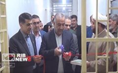 افتتاح بند جدید و کارگاه‌های اشتغال‌زایی در زندان دورود