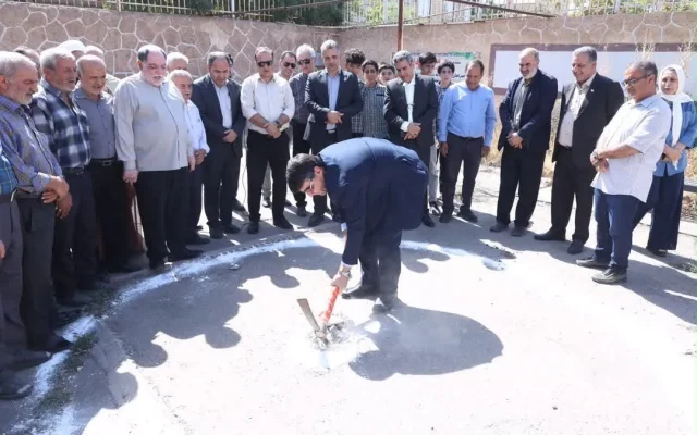 آغاز عملیات اجرایی هنرستان دخترانه در ناصرآباد قزوین