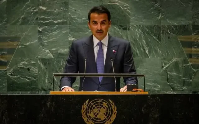 امیر قطر: آنچه در غزه رخ می‌دهد، لکه ننگ است