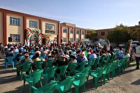 برگزاری آیین نمادین «زنگ جوانهها» و زنگ ایثار و مقاومت در ارومیه