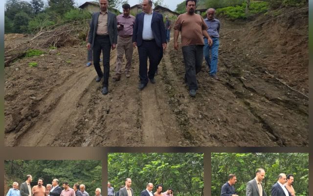 سلسله بازدیدهای میدانی فرماندار لنگرود از سطح روستاهای بخش اطاقور
