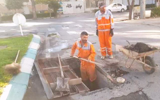 کانال‌های شهری گلپایگان برای مقابله با مخاطرات النینو لایروبی شد