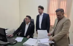 بازدید رئیس کل دادگستری هرمزگان از روند خدمت‌رسانی به مردم در حوزه قضایی شهرستان پارسیان
