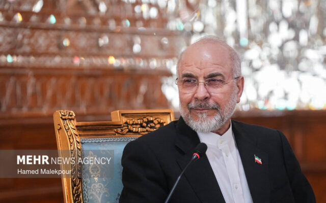 قالیباف: روابط ایران و چین نمونه تعامل دو تمدن بزرگ آسیایی است