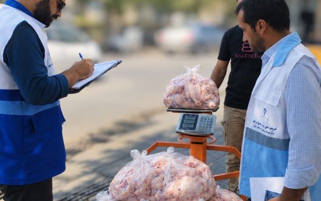 جمع‌آوری ۱۲۰ کیلوگرم مرغ فاقد شرایط بهداشتی در پلدشت