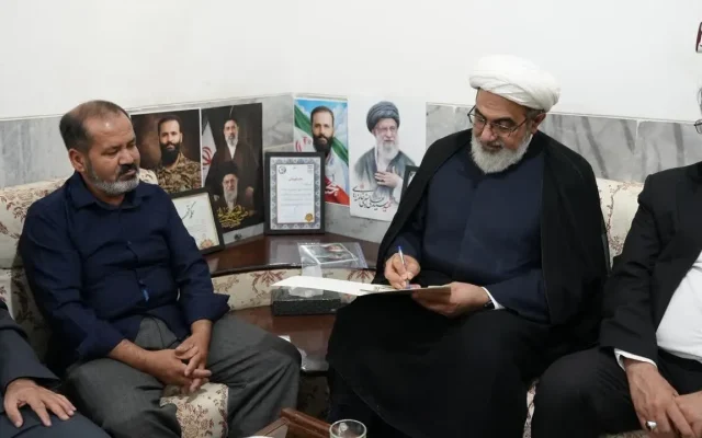 دیدار رئیس سازمان قضایی نیرو‌های مسلح کل کشور با خانواده پاسدار شهید جنگ رمضان