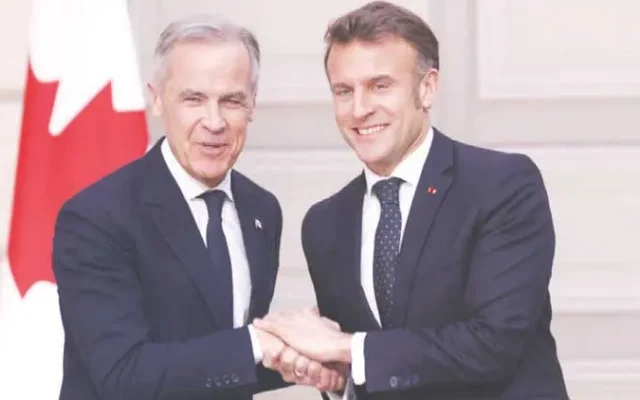 دیدار رهبران فرانسه و کانادا در میانه تنش با ترامپ