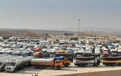 آخرین وضعیت تردد و جابه جایی کالا از مرز خسروی