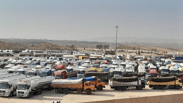آخرین وضعیت تردد و جابه جایی کالا از مرز خسروی