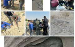 نجات دو قلاده شغال گرفتار در چاه متروکه در پارسیان
