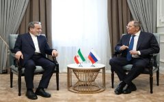 تاکید لاوروف و عراقچی بر راهکار دیپلماتیک برای حل بحران در منطقه
