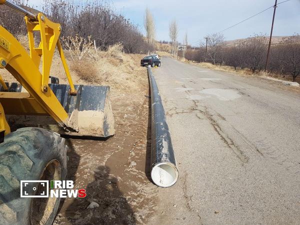 رفع مشکل آب روستای علویان مراغه با مخزن هزار مترمکعبی