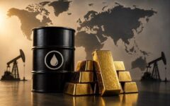 حرکت خلاف جهت قیمت نفت و طلا/ نفت به ۱۰۷ دلار رسید