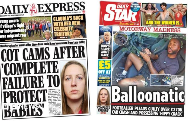 The Papers: 'Complete failure to protect babies' and 'Sterling mess'