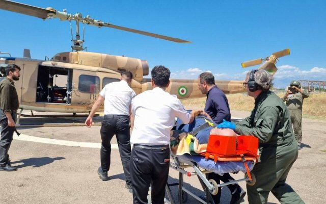 انتقال هوایی کودک ۴ ساله مصدوم از عجب‌شیر به تبریز