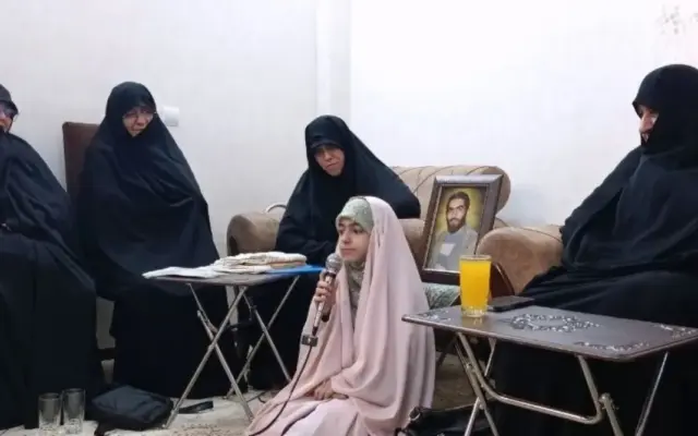 دیدار مدیر جامعه الزهرا با خانواده شهید قربانی نژاد