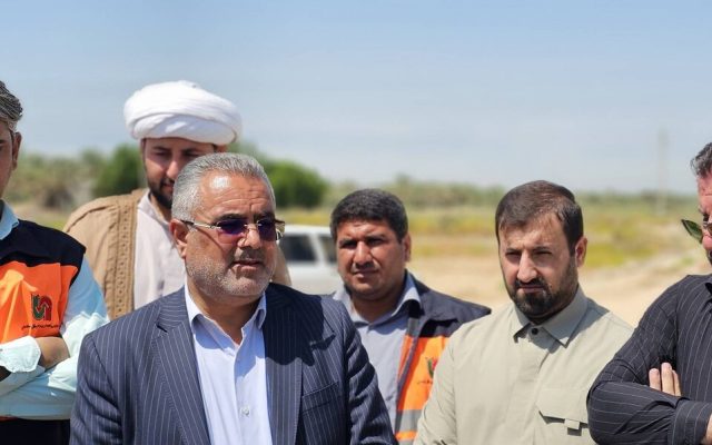 از جاده‌های ارتباطی تا معابر روستایی؛ بازدید میدانی خنفری از روند اجرای پروژه‌های زیرساختی شهرستان شادگان