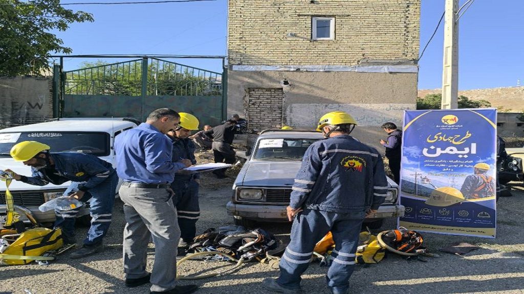 چهارمین مانور جهادی «ایمن» در بیجار برگزار شد