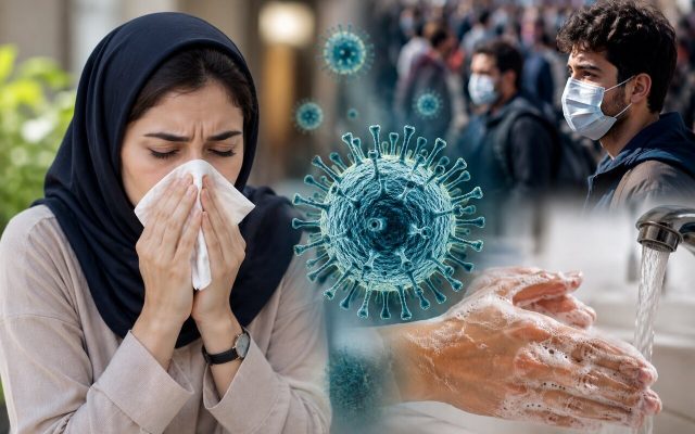 افزایش خطر آنفلوانزا و کرونا با سرد شدن هوا در اردبیل