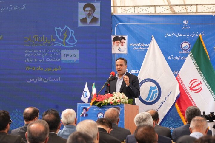 فاز نخست رینگ انتقال آب غرب به جنوب شیراز با اجرای ۲۴ کیلومتر خط به بهرهبرداری رسید