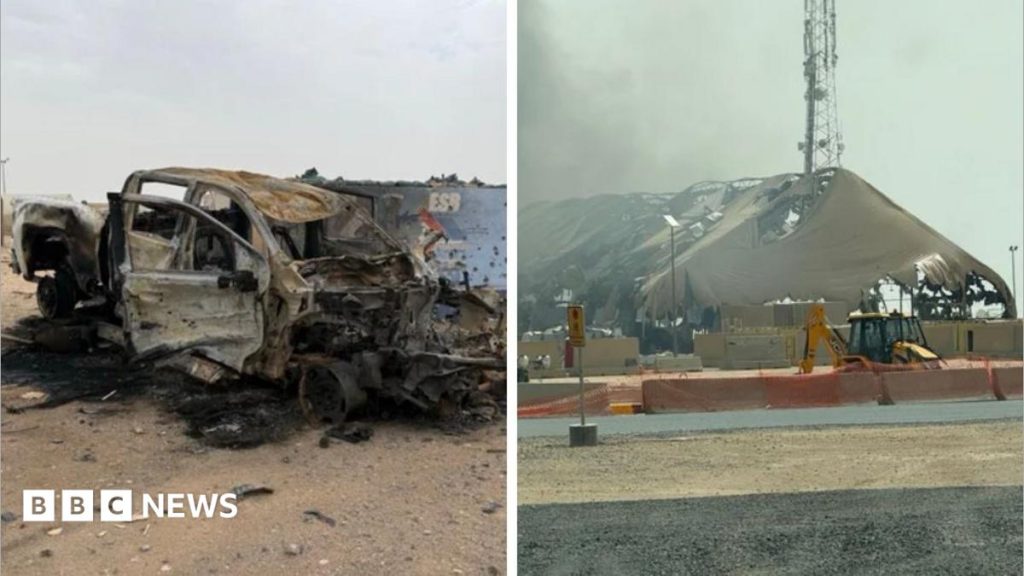 Photos show widespread damage at US sites from Iranian attacks