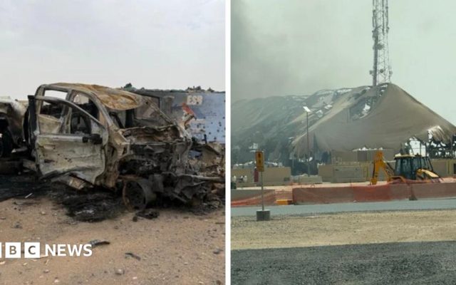 Photos show widespread damage at US sites from Iranian attacks