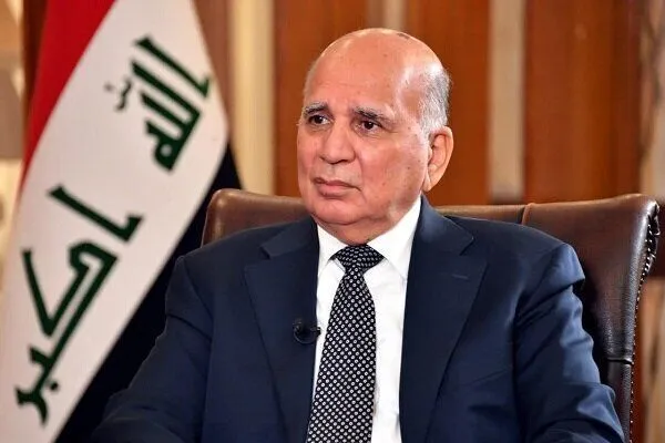 وزیر خارجه عراق: بسته شدن تنگه هرمز بر اقتصاد ما، به ویژه صادرات نفت و درآمد‌ها تأثیر گذاشته/ از راهکار‌های دیپلماتیک برای توقف جنگ علیه ایران، حمایت می‌کنیم
