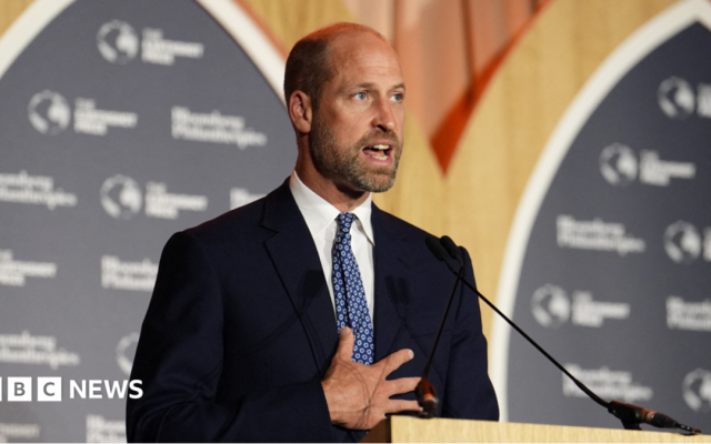 Move faster to solve climate challenges, Prince William says